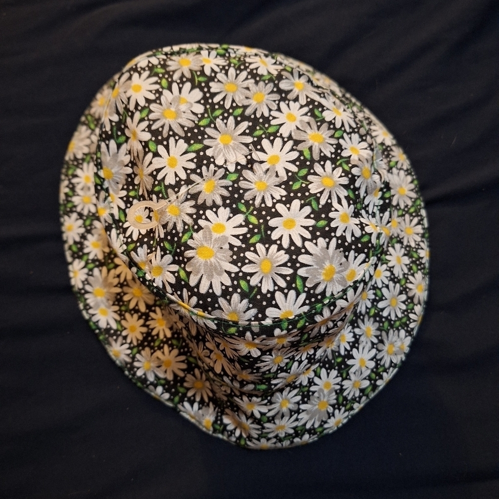 Toddler Floral Daisy Reversible Bucket Hat
